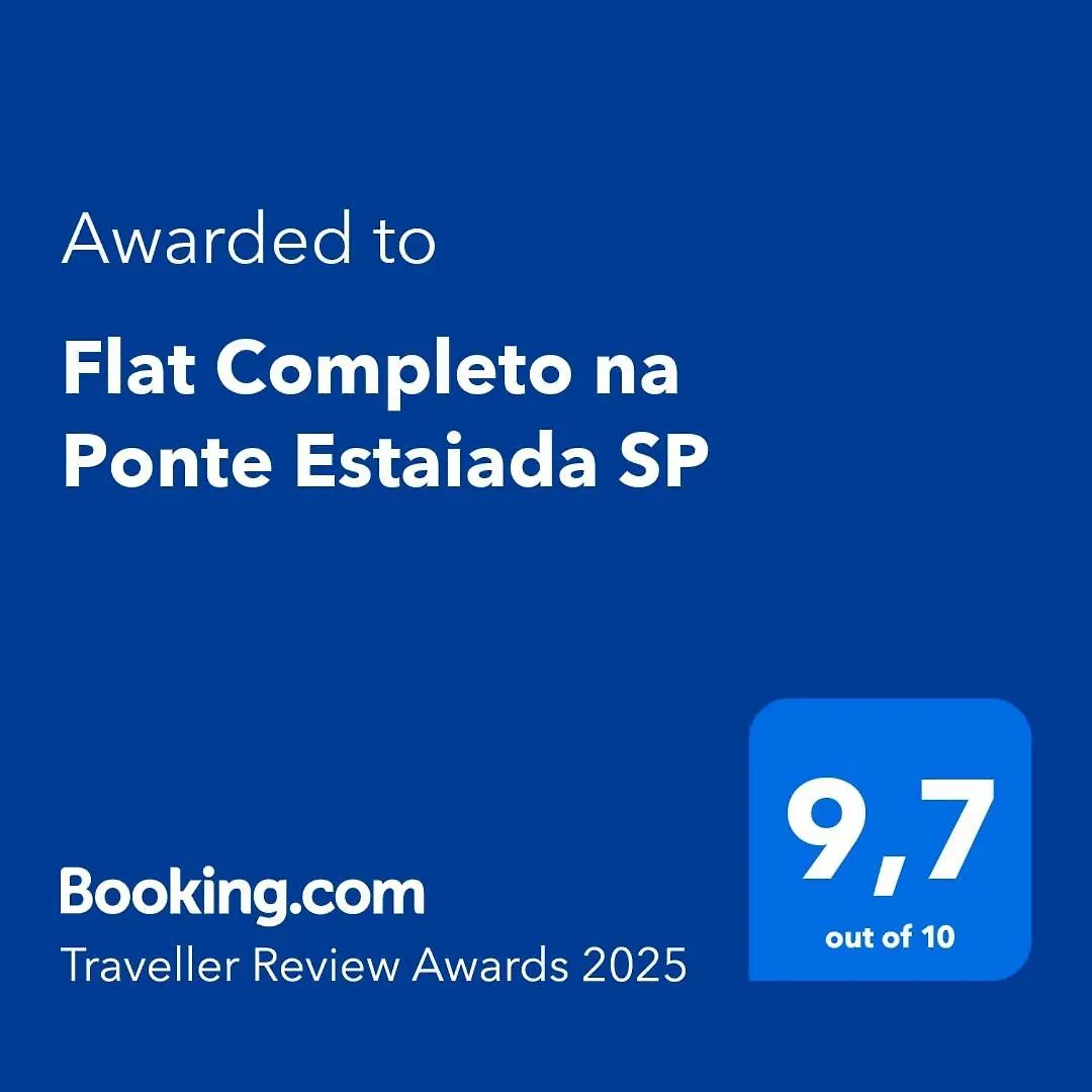 圣保罗Flat Completo Na Ponte Estaiada Sp公寓 公寓