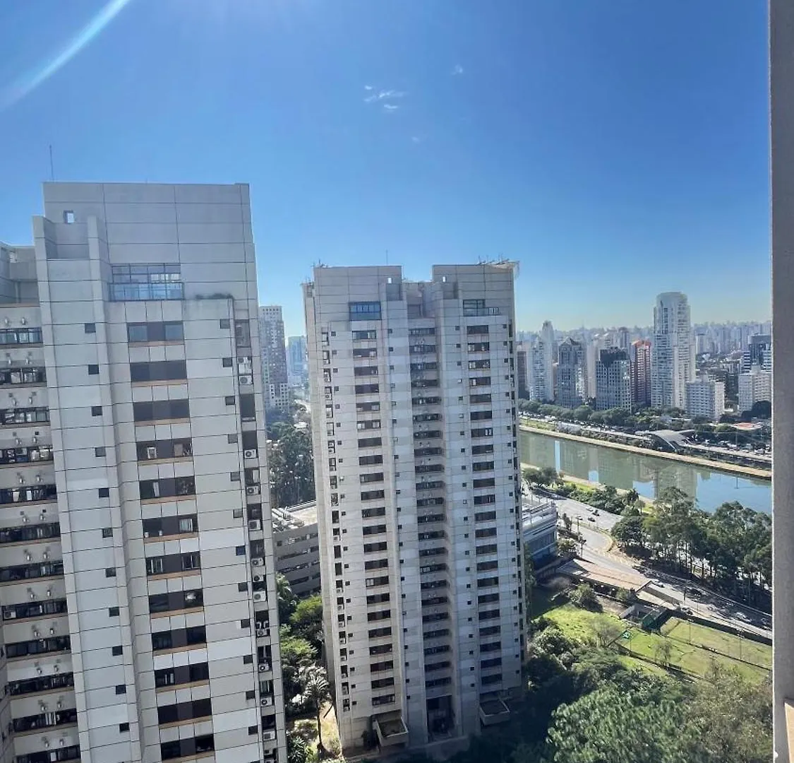 圣保罗Flat Completo Na Ponte Estaiada Sp公寓 圣保罗
